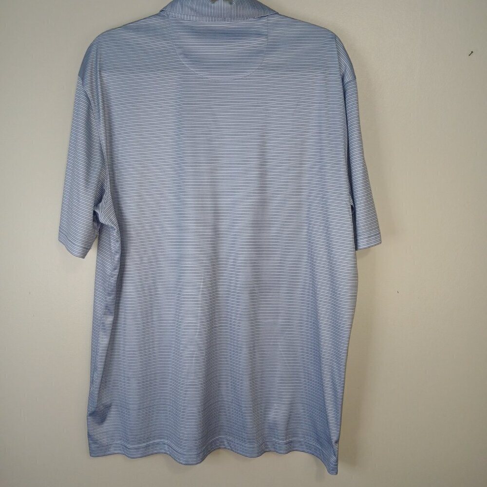 Greg Norman classic shark collection, golf polo, gray and blue, size xl - Picture 4 of 4